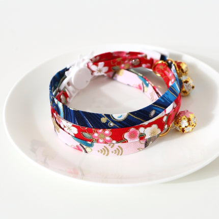 Adjustable Pet Flower Hollow Bell Collar Cat Dog Collar Accessories, S 17-32cm - DealBuddy
