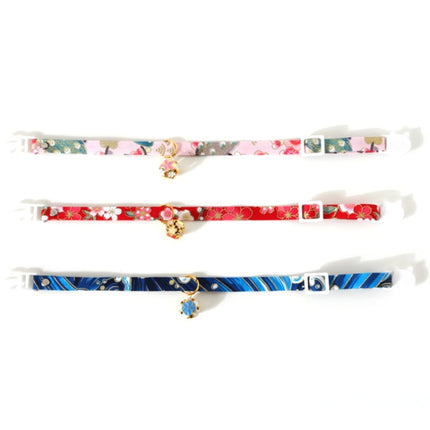 Adjustable Pet Flower Hollow Bell Collar Cat Dog Collar Accessories, S 17-32cm - DealBuddy