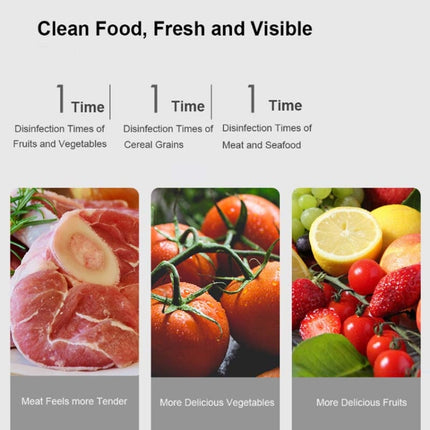 Xiaoda Fruit Vegetable Cleaning Machine Household Food Purifier Disinfection Detoxification Machine