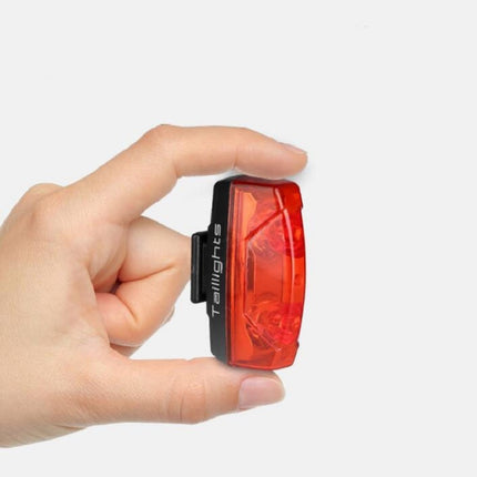 Magnetic Induction Taillight Bicycle Self-Generation Induction Taillight Waterproof Night Riding Safety Warning Light