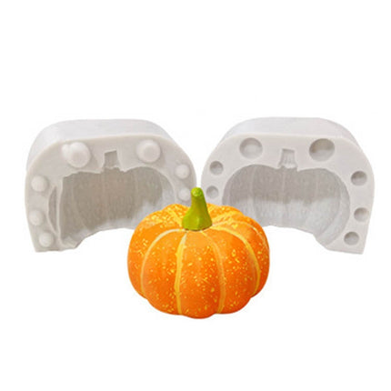 Halloween Three-Dimensional Pumpkin Cake DIY Scented Candle Silicone Mold - DealBuddy