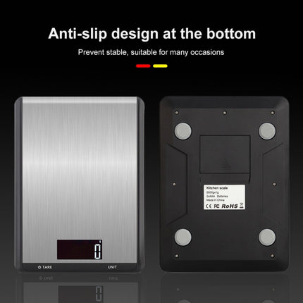 Stainless Steel Kitchen Scale Household Food Electronic Scale, 5kg/1g, 10kg/1g - DealBuddy