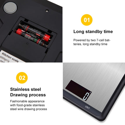 Stainless Steel Kitchen Scale Household Food Electronic Scale