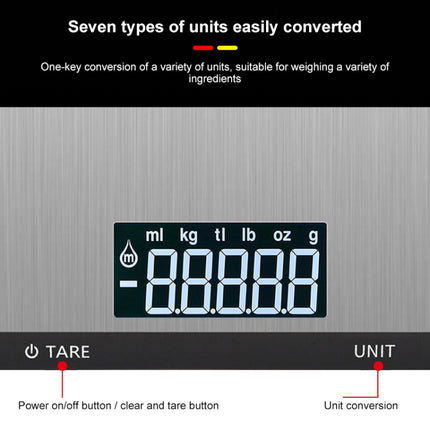 Stainless Steel Kitchen Scale Household Food Electronic Scale, 5kg/1g, 10kg/1g - DealBuddy