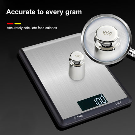 Stainless Steel Kitchen Scale Household Food Electronic Scale, 5kg/1g, 10kg/1g - DealBuddy