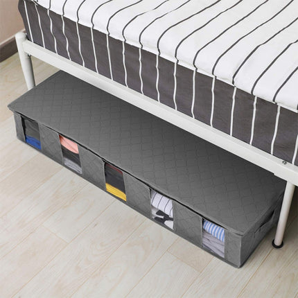 Non-Woven Bed Storage Box Foldable Quilt Clothes Dust-Proof & Moisture-Proof Storage Bag
