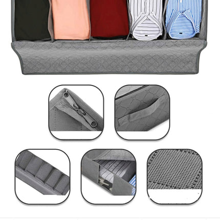 Non-Woven Bed Storage Box Foldable Quilt Clothes Dust-Proof & Moisture-Proof Storage Bag