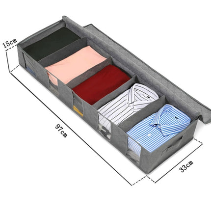 Non-Woven Bed Storage Box Foldable Quilt Clothes Dust-Proof & Moisture-Proof Storage Bag