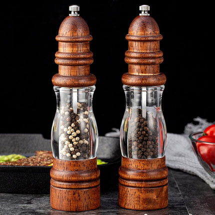 Wooden Lighthouse Shape Pepper Grinder Household Manual Sea Salt Grinding Tool, Style 2 - DealBuddy