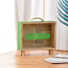 Wooden Piggy Bank Large Capacity Children Savings Box Creative Desktop Accessories