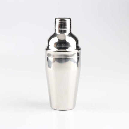 18 in 1 Stainless Steel Cocktail Shaker Set, Oval Bamboo Base, Bar Tool Set