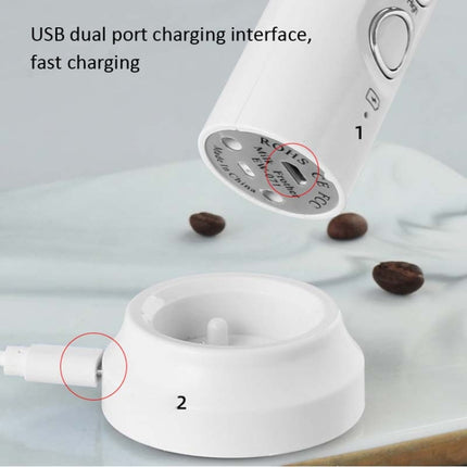 Whisk Household Electric Baking Mini Wireless Hand-Held Charging Stirrer Milk Frother - DealBuddy