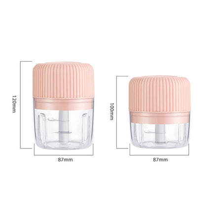 Household Vegetable Cutting Electric USB Garlic Masher Baby Mini Cooking Machine Baby Food Supplement Machine, 250ml, 100ml + 250ml, 100ml - DealBuddy