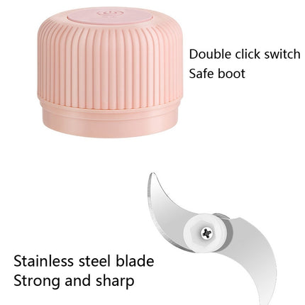 Household Vegetable Cutting Electric USB Garlic Masher Baby Mini Cooking Machine Baby Food Supplement Machine