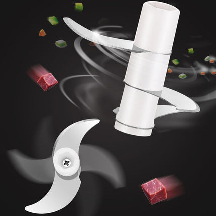 Household Vegetable Cutting Electric USB Garlic Masher Baby Mini Cooking Machine Baby Food Supplement Machine, 250ml, 100ml + 250ml, 100ml - DealBuddy