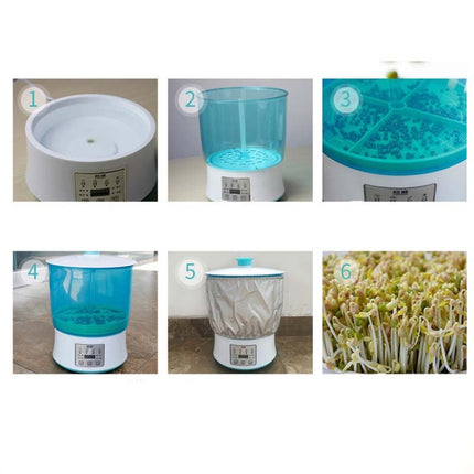 RONGWEI Bean Sprouts Machine Household Automatic Large-Capacity Bean Sprouts Barrel, CN Plug