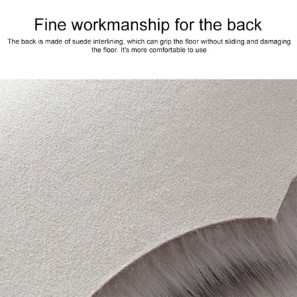 Faux Wool Leather Sofa Carpet Floor Mats Fleece Cushions Bay Window Mats