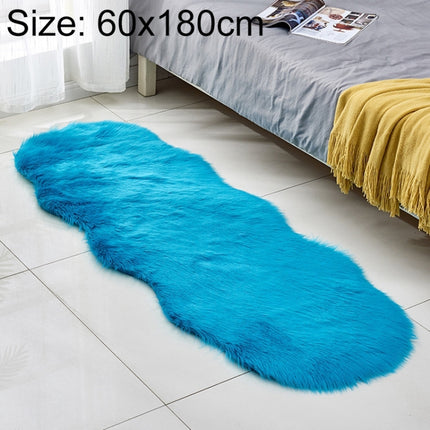 Faux Wool Leather Sofa Carpet Floor Mats Fleece Cushions Bay Window Mats