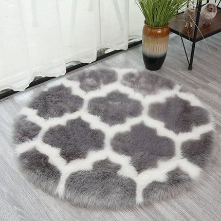 Imitation Fur Household Living Room Plush Carpet Yoga Floor Mat Decoration, 60cm, 80cm, 90cm, 100cm - DealBuddy