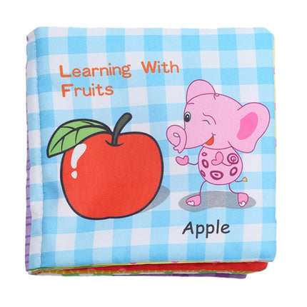 Baby Rattles Toy Soft Animal Cloth Book Newborn Stroller Hanging Toy Early Learning Education Baby Toys, Shape, Vehicle, Fruit, Vegetable - DealBuddy