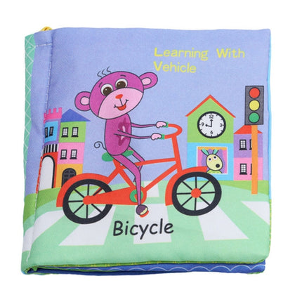 Baby Rattles Toy Soft Animal Cloth Book Newborn Stroller Hanging Toy Early Learning Education Baby Toys, Shape, Vehicle, Fruit, Vegetable - DealBuddy
