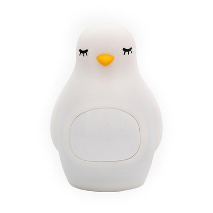 Creative Multifunctional Penguin Silicone Cute Beans Wake Children Sleeping LED Electronic Alarm Clock