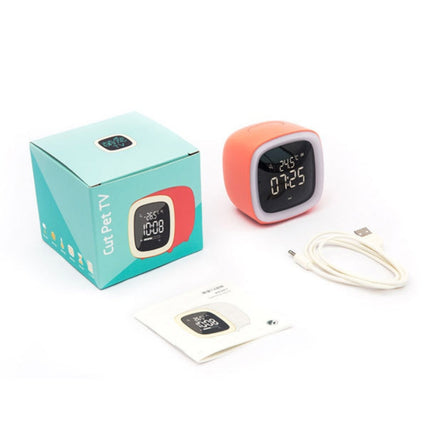 Cartoon Deer Shape Children Snooze Multifunctional USB Rechargeable Student LED Alarm Clock