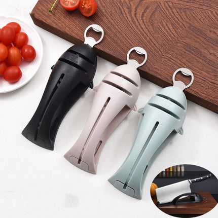 Multi-Function Fish Shape Knife Sharpener Tool Holder Diamond Tungsten Steel Knife Sharpener, Green, Pink, Black - DealBuddy