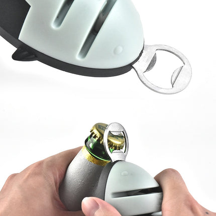 Multi-Function Fish Shape Knife Sharpener Tool Holder Diamond Tungsten Steel Knife Sharpener