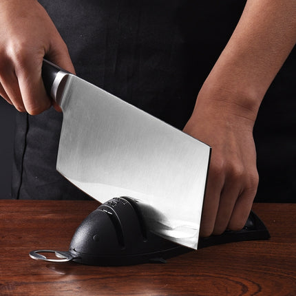 Multi-Function Fish Shape Knife Sharpener Tool Holder Diamond Tungsten Steel Knife Sharpener