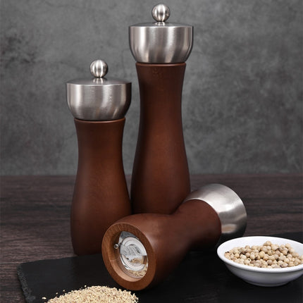 Beech 304 Stainless Steel Manual Pepper Grinder Ceramic Core Pepper Grinder, Specification: 8 Inch 2pcs (Color Box), Style 5, 5 inch, Style 5, 6 inch, Style 5, 8 inch, Style 5, 8 inch 2pcs - DealBuddy