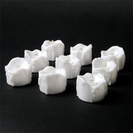 12 PCS/Box  LED Candle Electronic Tea Wax Simulation Tears Electronic Candle Light Wedding Decoration Candle Light