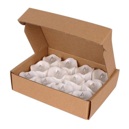 12 PCS/Box  LED Candle Electronic Tea Wax Simulation Tears Electronic Candle Light Wedding Decoration Candle Light