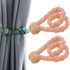 1 Pair Magnetic Buckle Twist Tie For Curtains