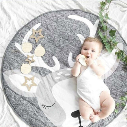 Baby Infant Play Mats Kids Crawling Carpet Floor Rug Baby Bedding Rabbit Blanket Cotton Game Pad Children Room Decor