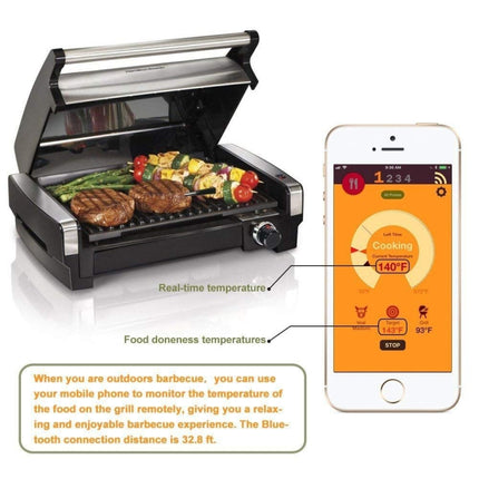 TY530 BBQ Probe Wireless Bluetooth Thermometer Mobile Phone APP Kitchen Food Barbecue Oven Thermometer - DealBuddy