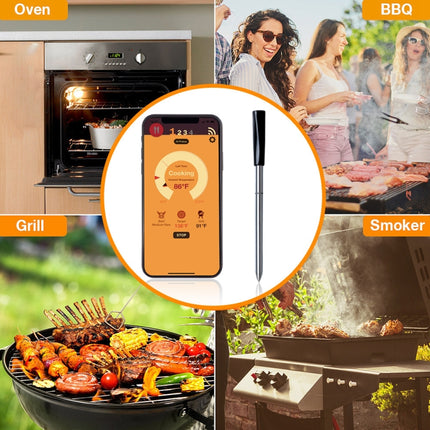 TY530 BBQ Probe Wireless Bluetooth Thermometer Mobile Phone APP Kitchen Food Barbecue Oven Thermometer - DealBuddy