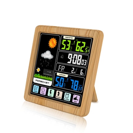 TS-3310 Wireless Weather Clock Multifunctional Color Screen Clock Creative Home Touch Screen Thermometer - DealBuddy