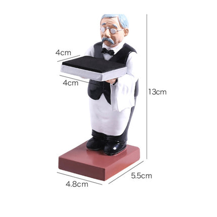 Watch Shelf Support Decorative Ornaments Watch Storage Box Display Stand, Large Old Butler + Black Cover, Small Astronaut + Black Cover, Large Astronaut  + Black Cover, Small Old Butler + White Cover, Large Old Butler + White Cover                     ... - DealBuddy