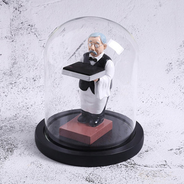 Watch Shelf Support Decorative Ornaments Watch Storage Box Display Stand, Large Old Butler + Black Cover, Small Astronaut + Black Cover, Large Astronaut  + Black Cover, Small Old Butler + White Cover, Large Old Butler + White Cover                     ... - DealBuddy