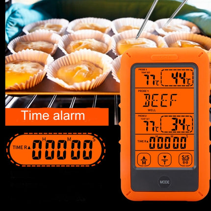 Wireless Food Thermometer Household Touch Screen BBQ Dual-Channel Kitchen  Thermometer - DealBuddy