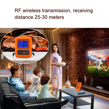 Wireless Food Thermometer Household Touch Screen BBQ Dual-Channel Kitchen  Thermometer - DealBuddy