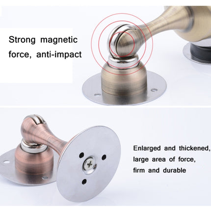 Punch-Free Stainless Steel Thickened Strong Magnetic Door Stopper
