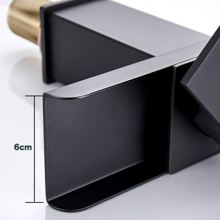Bathroom Wide Mouth Faucet Square Sink Single Hole Basin Faucet
