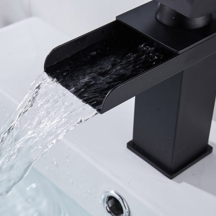 Bathroom Wide Mouth Faucet Square Sink Single Hole Basin Faucet - DealBuddy