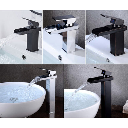 Bathroom Wide Mouth Faucet Square Sink Single Hole Basin Faucet - DealBuddy