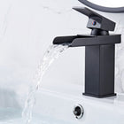 Bathroom Wide Mouth Faucet Square Sink Single Hole Basin Faucet - DealBuddy