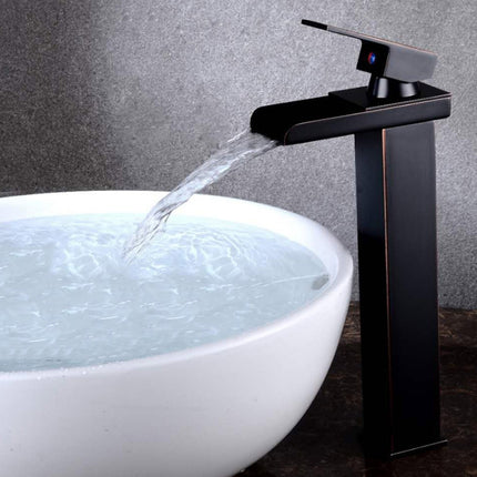 Bathroom Wide Mouth Faucet Square Sink Single Hole Basin Faucet - DealBuddy
