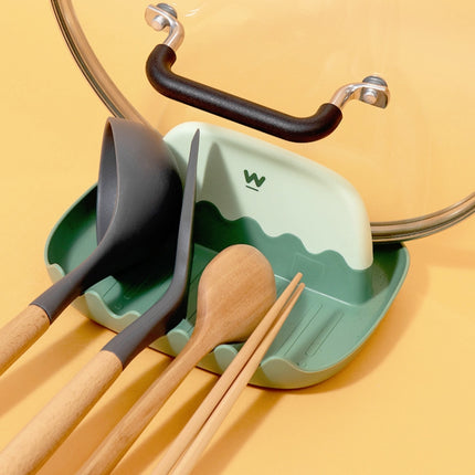 Pot Lid Rack Kitchen Countertop Finishing Storage Bracket Spatula Soup Spoon Chopsticks Rack
