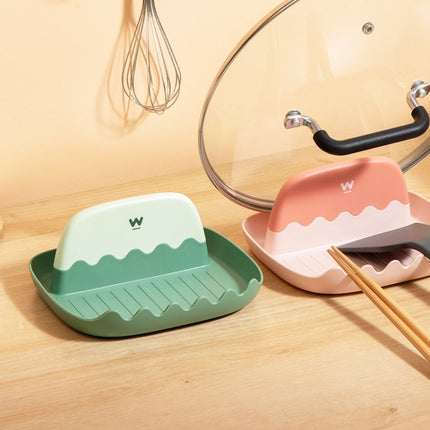Pot Lid Rack Kitchen Countertop Finishing Storage Bracket Spatula Soup Spoon Chopsticks Rack
